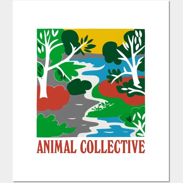 Animal Collective •• Original Fan Art Wall Art by unknown_pleasures